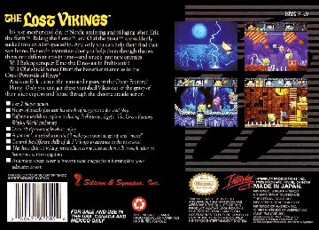 Lost Vikings, The (USA) (Beta) box cover back